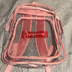 Lady Gaga Joanne clear backpack